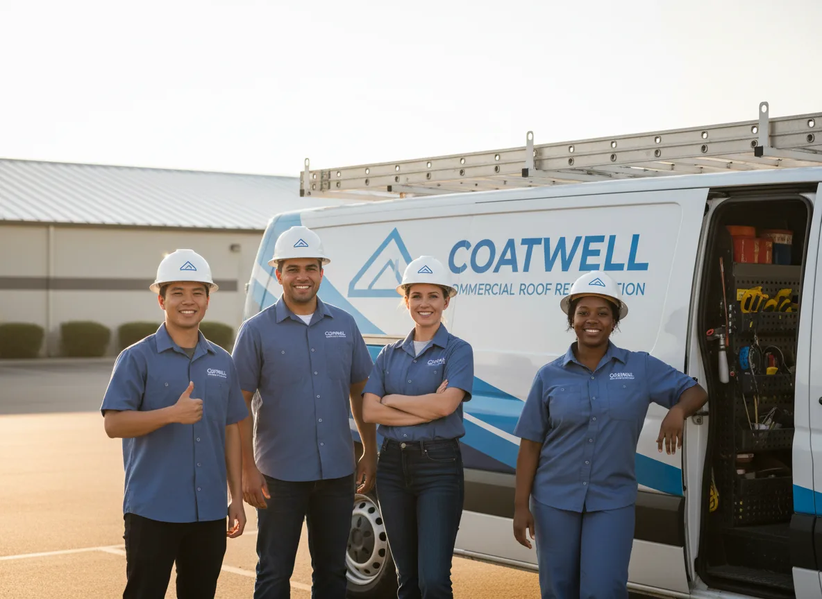 Commercial roof coating company in Owaneco, IL